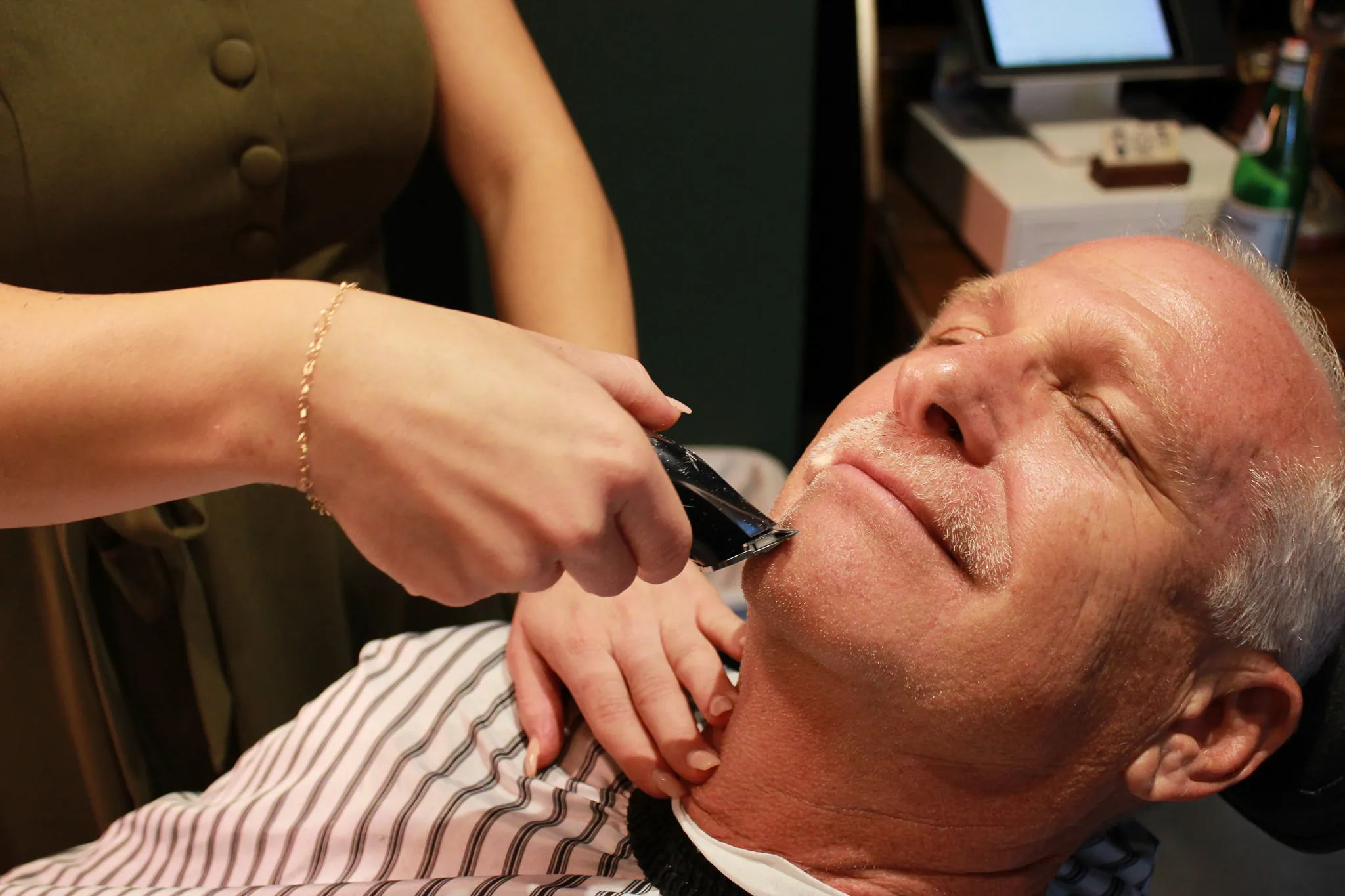 A fresh cut at Vintage Blade Barbershop, Bonita Springs