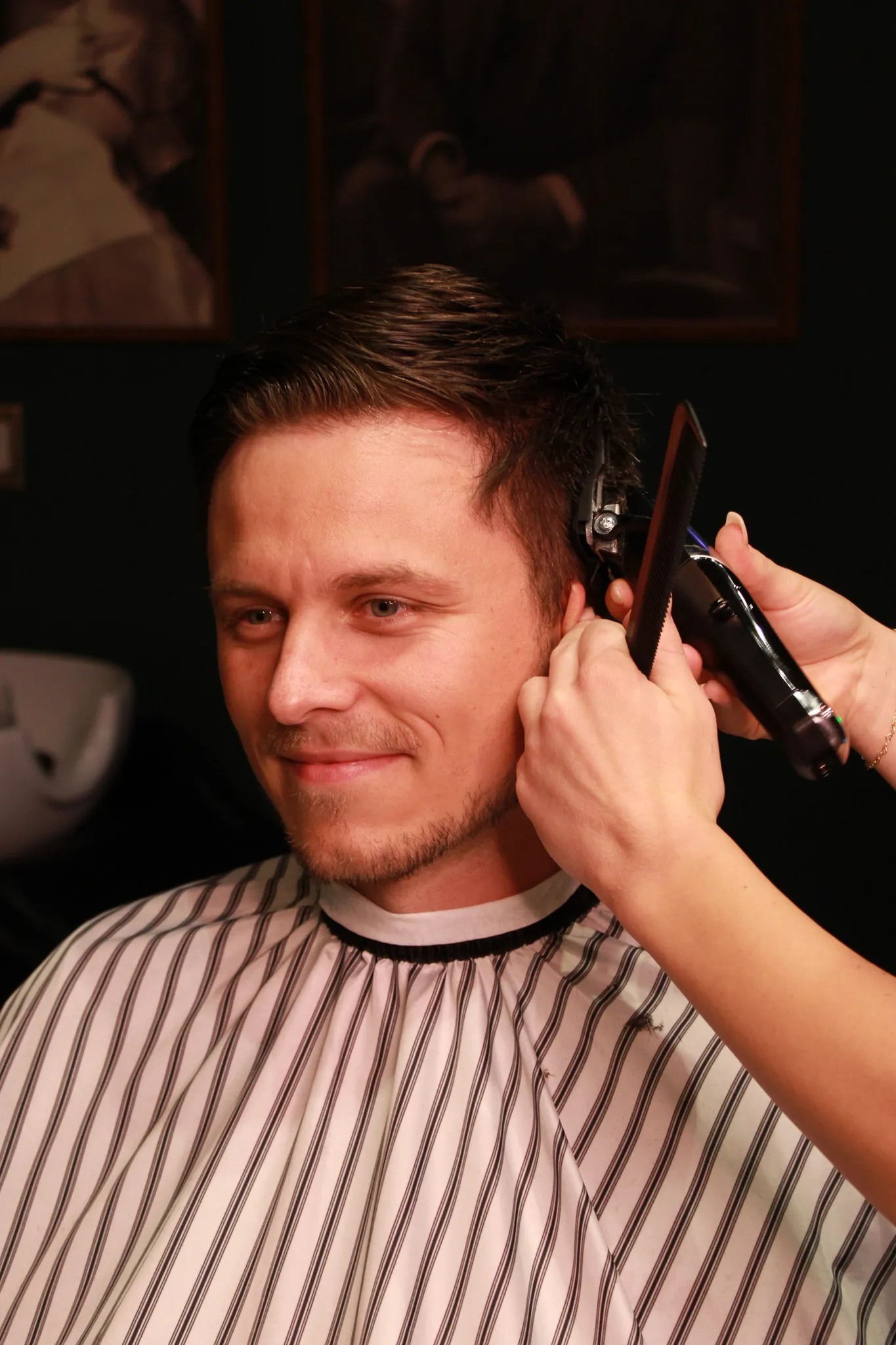 A fresh cut at Vintage Blade Barbershop, Bonita Springs